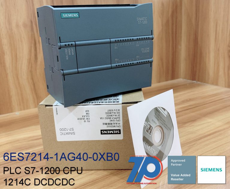 PLC SIEMENS - 6ES7214-1AG40-0XB0 - CPU 1214C DC/DC/DC