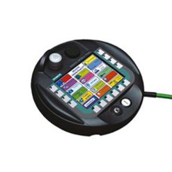 6AV6645-0AB01-0AX0 Bảng điều khiển di động SIMATIC HMI 177 DP có nút xác nhận tích hợp và nút DỪNG Siemens 3