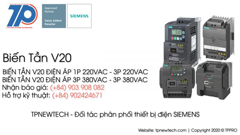 Biến tần SIEMENS V20 20