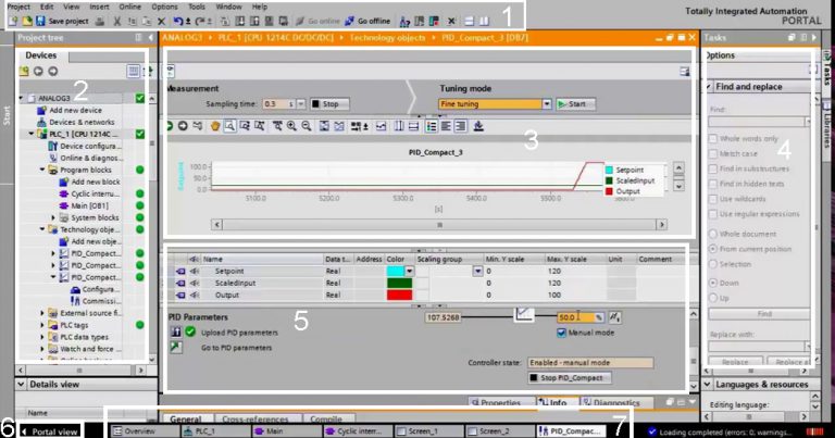 Góc nhìn Project View của TIA PORTAL