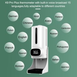 Máy Xịt Cồn Kháng Khuẩn Rửa Tay Kết Hợp Đo Nhiệt Độ Cơ Thể Tự Động TPPRO TP-8004 10
