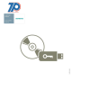 6AV6613-1DA51-3CA0 Phần mềm điều khiển giám sát 512 điểm WinCC Flexible chứa trong CD Siemens 5